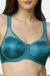 Triumph Double Layered Wired Full Coverage Minimiser Bra - Blue — thumbnail 4
