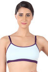 Triumph Double Layered Non Wired Full Coverage Tube Bra - Mint Blue — thumbnail 1