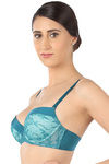 Triumph Padded Wired 3/4th Coverage T-Shirt Bra - Green — thumbnail 2