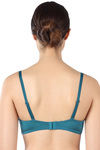 Triumph Padded Wired 3/4th Coverage T-Shirt Bra - Green — thumbnail 3
