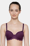 Triumph Padded Wired Full Coverage T-Shirt Bra - Plum Purple — thumbnail 1