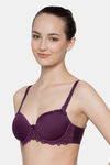 Triumph Padded Wired Full Coverage T-Shirt Bra - Plum Purple — thumbnail 3