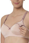 Triumph Padded Non Wired Full Coverage Maternity / Nursing Bra - Skin & Light Combination — thumbnail 5