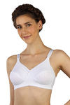Triumph Double Layered Non Wired Full Coverage Maternity / Nursing Bra - White — thumbnail 4
