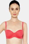Triumph Padded Wired Medium Coverage T-Shirt Bra - Red — thumbnail 1