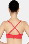 Triumph Padded Wired Medium Coverage T-Shirt Bra - Red — thumbnail 4