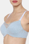 Triumph Padded Non Wired Full Coverage T-Shirt Bra - Dk Turquoise — thumbnail 4