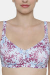 Triumph Single Layered Non Wired Full Coverage Minimiser Bra - Violet — thumbnail 4