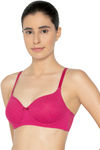 Triumph Padded Non Wired 3/4th Coverage T-Shirt Bra - Pink — thumbnail 2