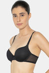 Triumph Padded Wired 3/4th Coverage T-Shirt Bra - Black — thumbnail 2