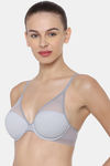 Triumph Padded Wired Medium Coverage Lace Bra - Grey — thumbnail 2