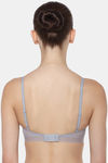 Triumph Padded Wired Medium Coverage Lace Bra - Grey — thumbnail 3