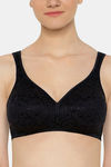 Triumph Double Layered Non Wired Full Coverage Super Support Bra - Black — thumbnail 4
