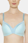 Triumph Padded Non Wired Full Coverage T-Shirt Bra - Green — thumbnail 4
