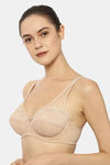 Triumph Padded Wired Full Coverage Lace Bra - Skin — thumbnail 2