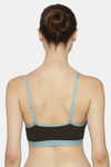 Triumph Padded Non Wired Medium Coverage T-Shirt Bra - Grey Combination — thumbnail 2