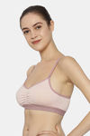 Triumph Padded Non Wired Medium Coverage T-Shirt Bra - Pink Combo — thumbnail 4
