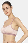 Triumph Double Layered Non Wired Full Coverage Bralette - Pink — thumbnail 2