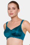 Triumph Single Layered Non Wired Full Coverage Minimiser Bra - Mystic Sea — thumbnail 3
