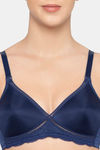 Triumph Padded Non Wired Medium Coverage Sag Lift Bra - Deep Water — thumbnail 4