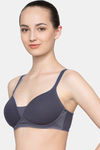 Triumph Padded Non Wired Medium Coverage T-Shirt Bra - Pebble Grey — thumbnail 2