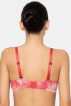 Triumph Padded Wired Medium Coverage T-Shirt Bra - Red Dark Combination — thumbnail 2