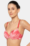 Triumph Padded Wired Medium Coverage T-Shirt Bra - Red Dark Combination — thumbnail 3