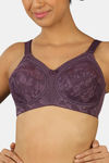 Triumph Double Layered Non Wired Medium Coverage T-Shirt Bra - Plum — thumbnail 4