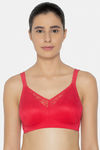 Triumph Single Layered Non Wired Full Coverage Minimiser Bra - Cherry — thumbnail 1