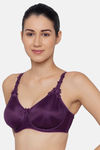 Triumph Single Layered Wired Full Coverage Minimiser Bra - Plum Purple — thumbnail 3