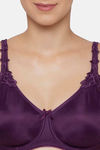 Triumph Single Layered Wired Full Coverage Minimiser Bra - Plum Purple — thumbnail 4
