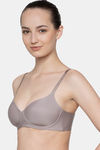 Triumph Padded Non Wired Medium Coverage T-Shirt Bra - Coffee Sugar — thumbnail 3