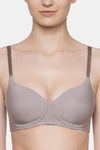 Triumph Padded Non Wired Medium Coverage T-Shirt Bra - Coffee Sugar — thumbnail 4