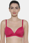 Triumph Padded Non Wired Medium Coverage T-Shirt Bra - Electric Raspberry — thumbnail 1