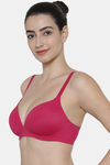 Triumph Padded Non Wired Medium Coverage T-Shirt Bra - Electric Raspberry — thumbnail 3