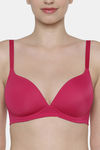 Triumph Padded Non Wired Medium Coverage T-Shirt Bra - Electric Raspberry — thumbnail 4