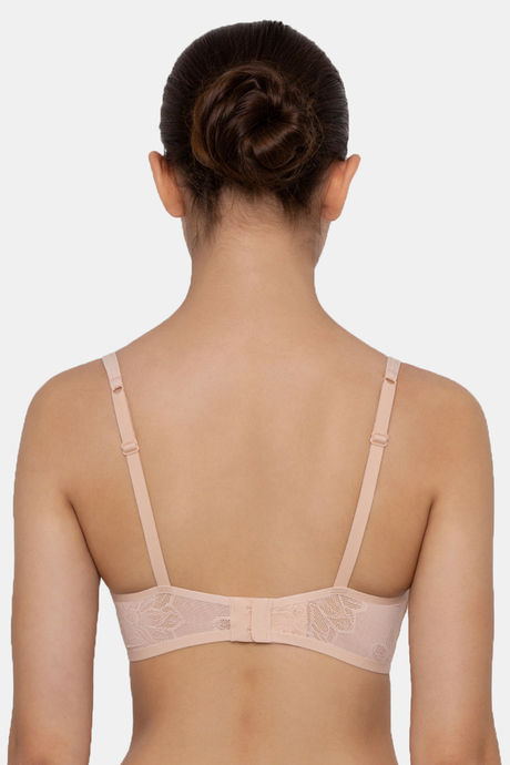 Triumph Padded Non Wired Medium Coverage T-Shirt Bra - Light Brown — image 2