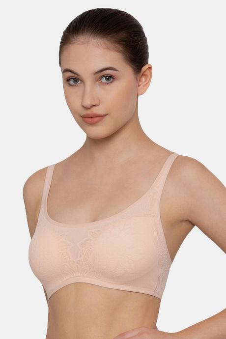 Triumph Padded Non Wired Medium Coverage T-Shirt Bra - Light Brown — image 3