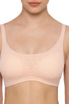 Triumph Padded Non Wired Medium Coverage T-Shirt Bra - Light Brown — thumbnail 4