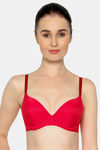 Triumph Padded Wired Medium Coverage Push-Up Bra - Red Passion — thumbnail 1