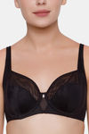 Triumph Single Layered Wired Medium Coverage Minimiser Bra - Black — thumbnail 4