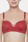 Triumph Padded Non Wired Medium Coverage T-Shirt Bra - Cinnabar — thumbnail 4