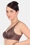 Triumph Double Layered Wired Medium Coverage T-Shirt Bra - Chocolate — thumbnail 3
