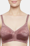 Triumph Single Layered Non Wired Full Coverage Sag Lift Bra - Rose Brown — thumbnail 4