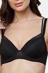 Triumph Padded Wired Medium Coverage T-Shirt Bra - Black — thumbnail 4