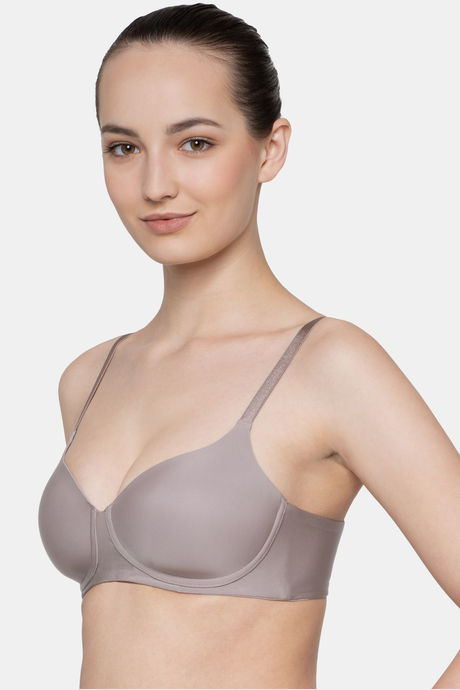 Triumph Padded Non Wired Medium Coverage T-Shirt Bra - Coffee Sugar — image 3