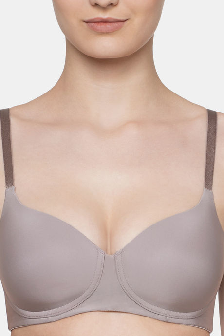 Triumph Padded Non Wired Medium Coverage T-Shirt Bra - Coffee Sugar — image 4