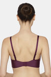 Triumph Padded Non Wired Medium Coverage T-Shirt Bra - Plum Purple — thumbnail 2
