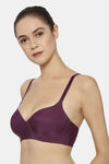 Triumph Padded Non Wired Medium Coverage T-Shirt Bra - Plum Purple — thumbnail 3