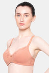 Triumph Padded Non Wired Medium Coverage T-Shirt Bra - Rust — thumbnail 3